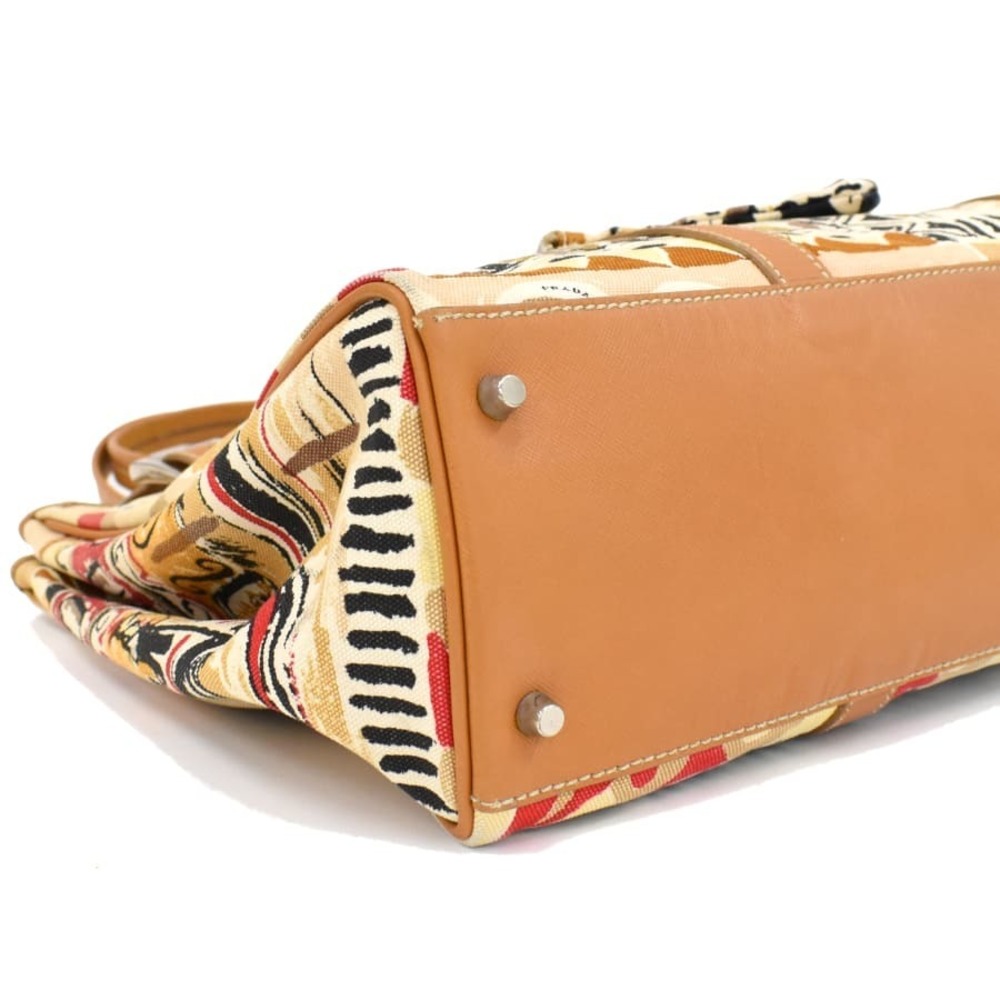 Prada Venetian Triangle Plate Triangle Brown - image 5